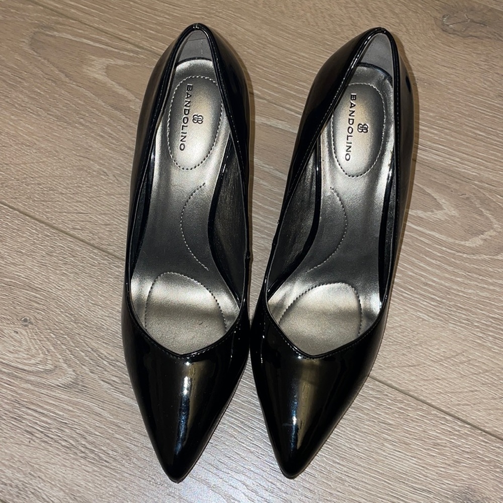 Black Patent Leather Heels